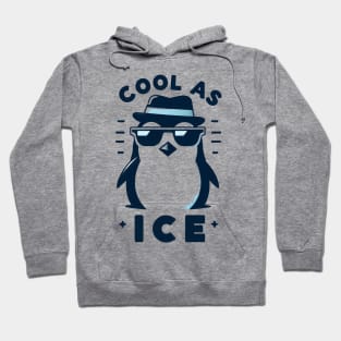 Cool as ice penguin Hoodie